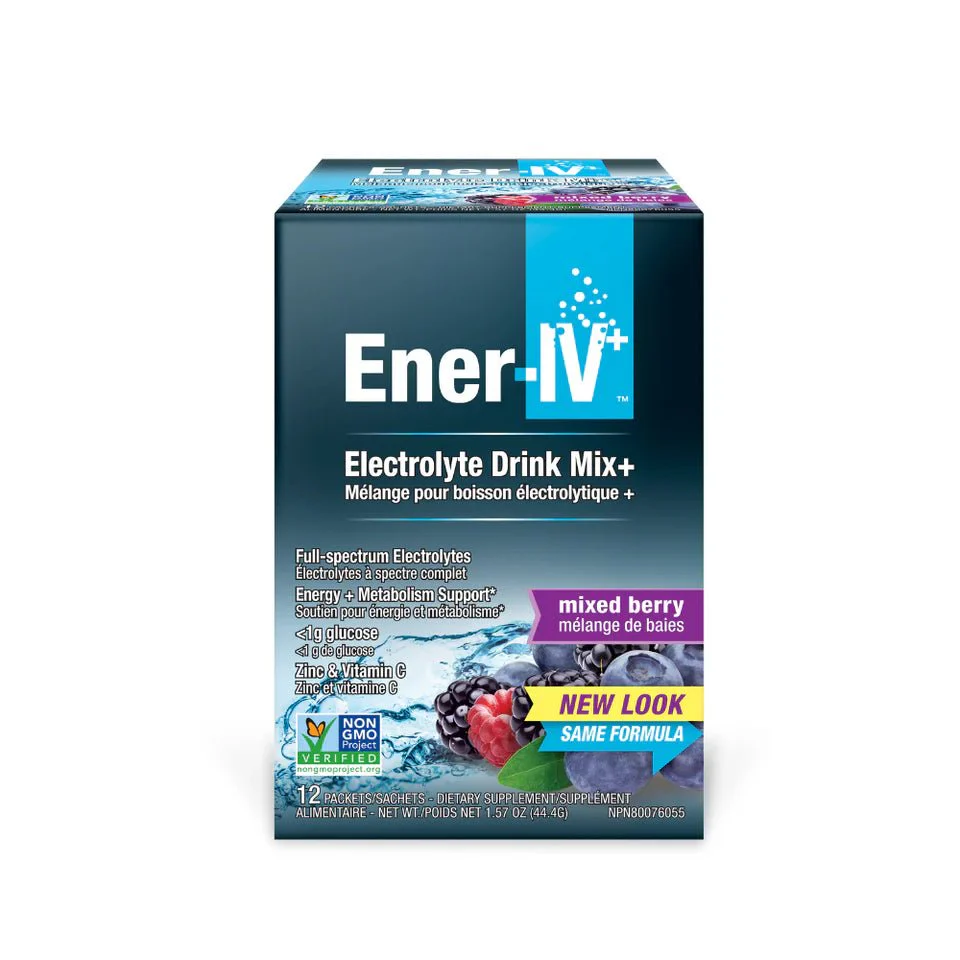 Ener-Life Ener-IV+ Electrolyte Drink Mix 12 Packets - Image 3