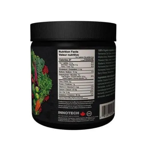 Innotech Nutrition Fermented Organic Greens 250 Grams - Image 3