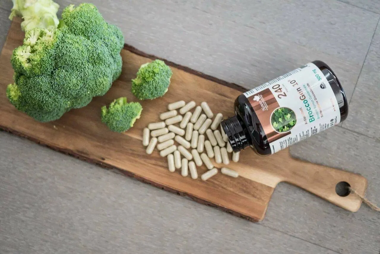 Newco BroccoGen 10® Sulforaphane Glucosinolate 500mg  Veg Capsules - Image 6