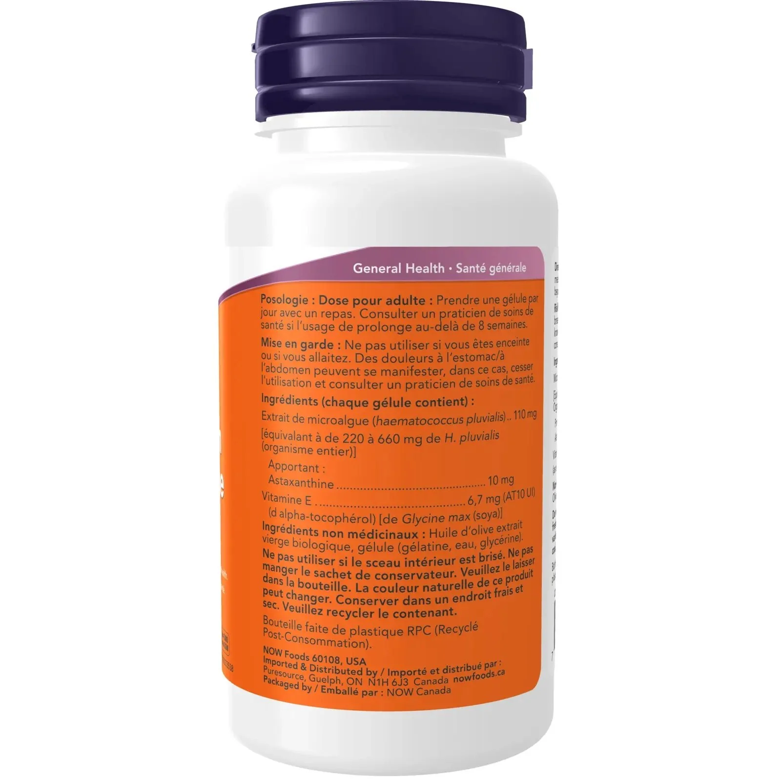 Now Astaxanthin 10mg 60 Softgels - Image 3