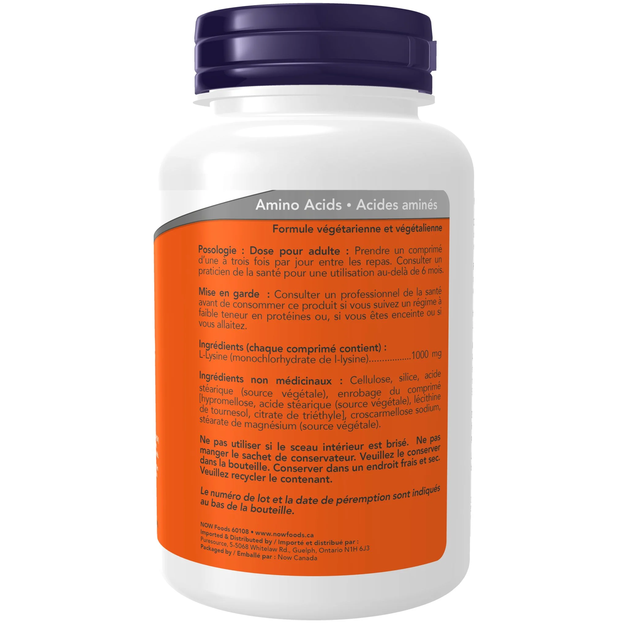 Now L-Lysine 1000mg Extra Strength 100 Tablets - Image 3