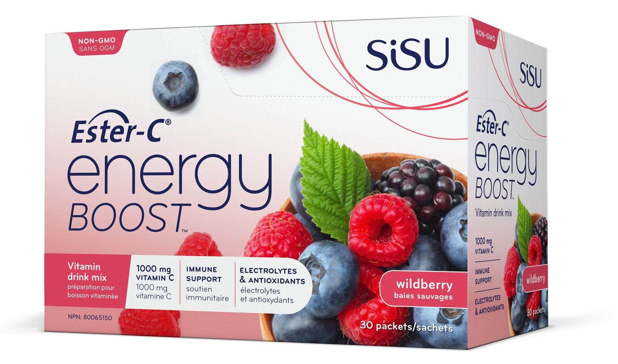 Sisu Ester-C® Energy Boost 30 Packets - Image 3